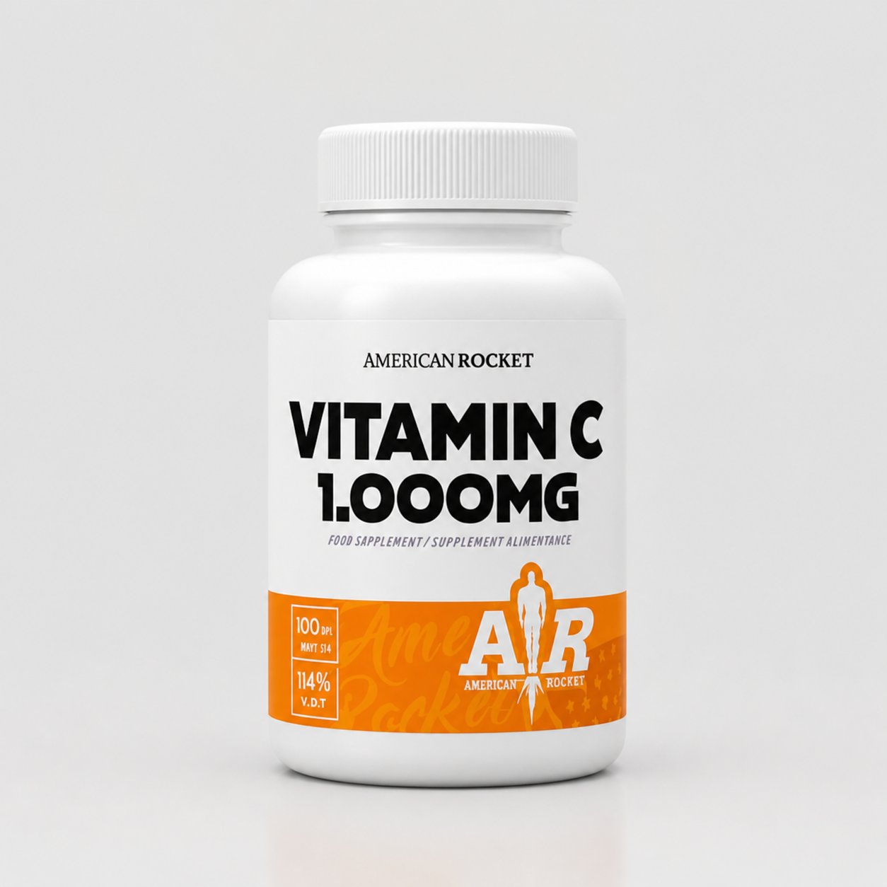 Vitamina C 1000mg - AMERICAN ROCKET